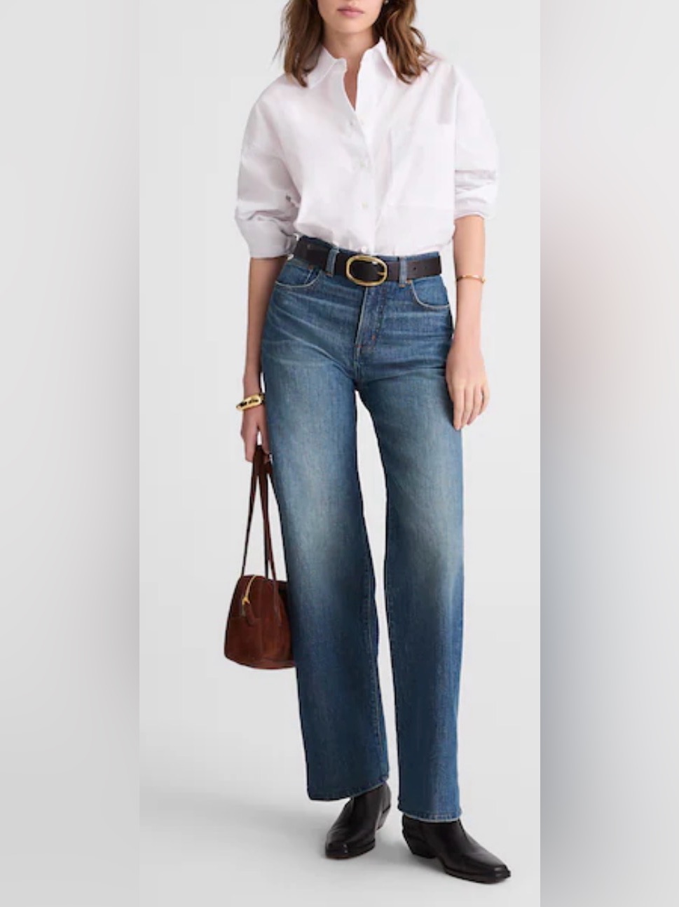 Nwot Madewell Wide Leg Jeans Size 27